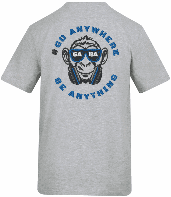 Unisex T-Shirt with Front & Back Embroidery