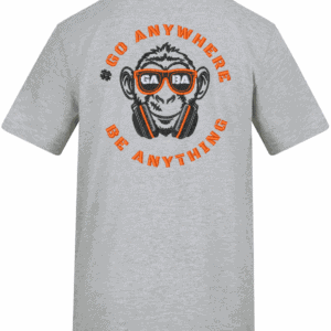Unisex T-Shirt with Front & Back Embroidery