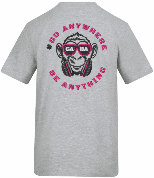 Unisex T-Shirt with Front & Back Embroidery
