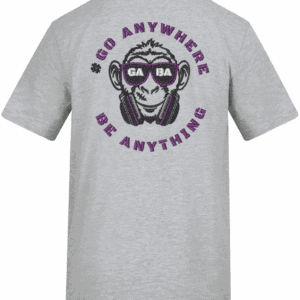 Unisex T-Shirt with Front & Back Embroidery