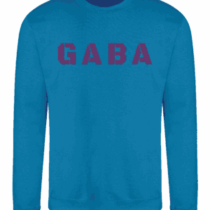 Unisex Sweatshirt Sapphire Blue Chest Logo