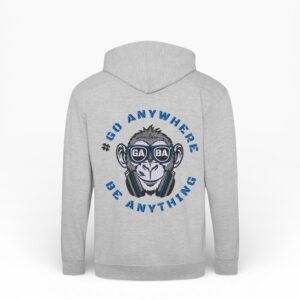 Unisex Zipped Hoodie - Heather Grey