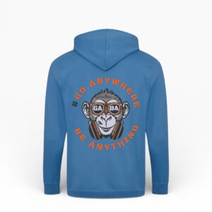 Unisex Cotton Hoodie - Sapphire Blue